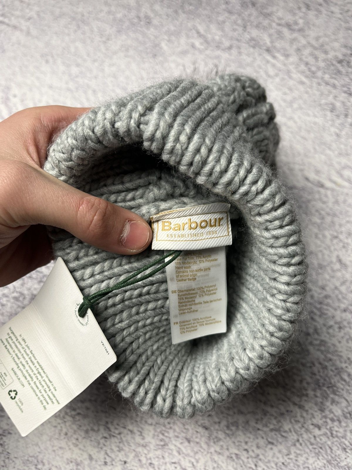 Barbour New Barbour knitted hat Size ONE SIZE - 16 Thumbnail
