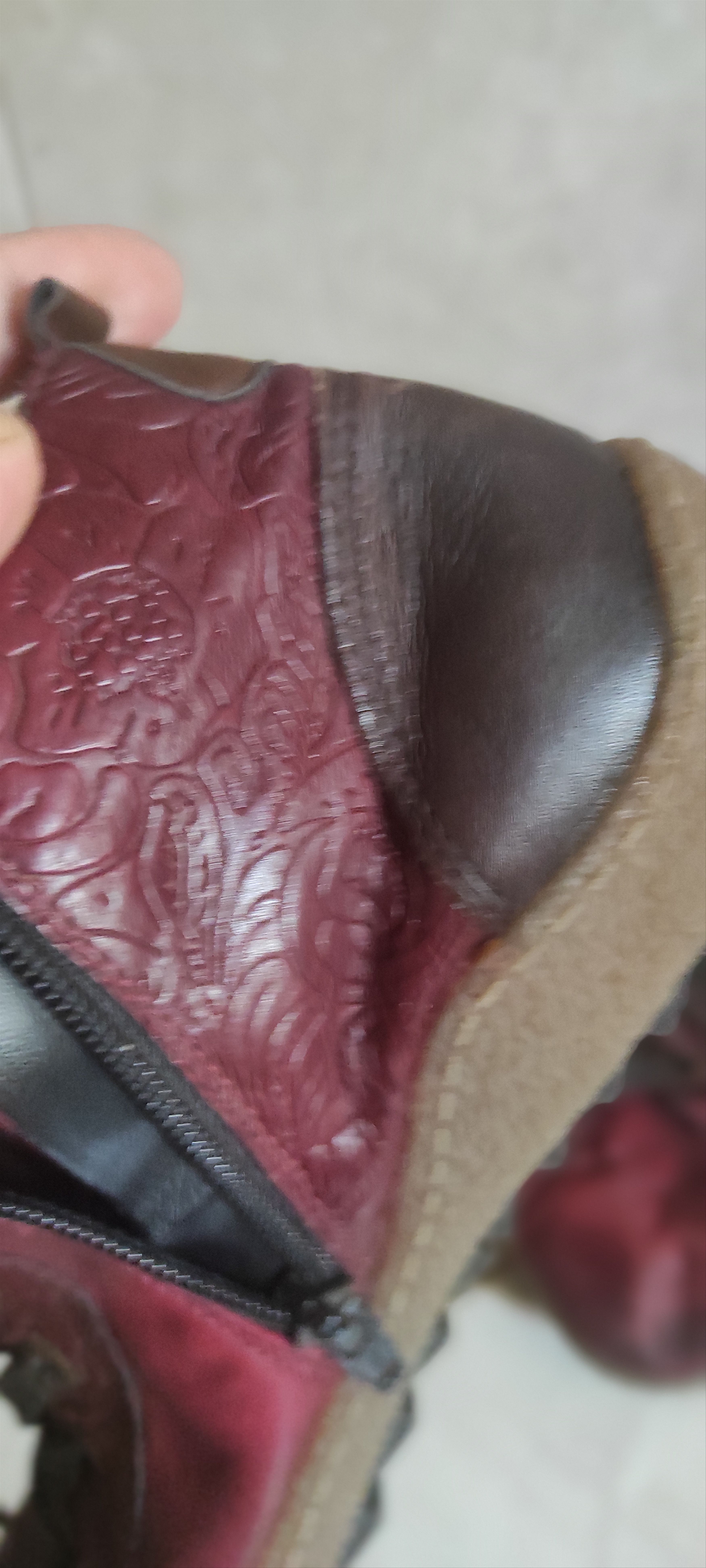 Other Remonte Women Lace-Up Casual Burgundy leather Shoes Size US 7.5 / IT 37.5 - 14 Thumbnail