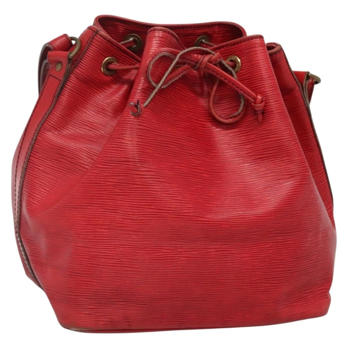 Louis Vuitton LOUIS VUITTON Epi Petit Noe Shoulder Bag Red M44107 Size ONE SIZE - 1 Thumbnail