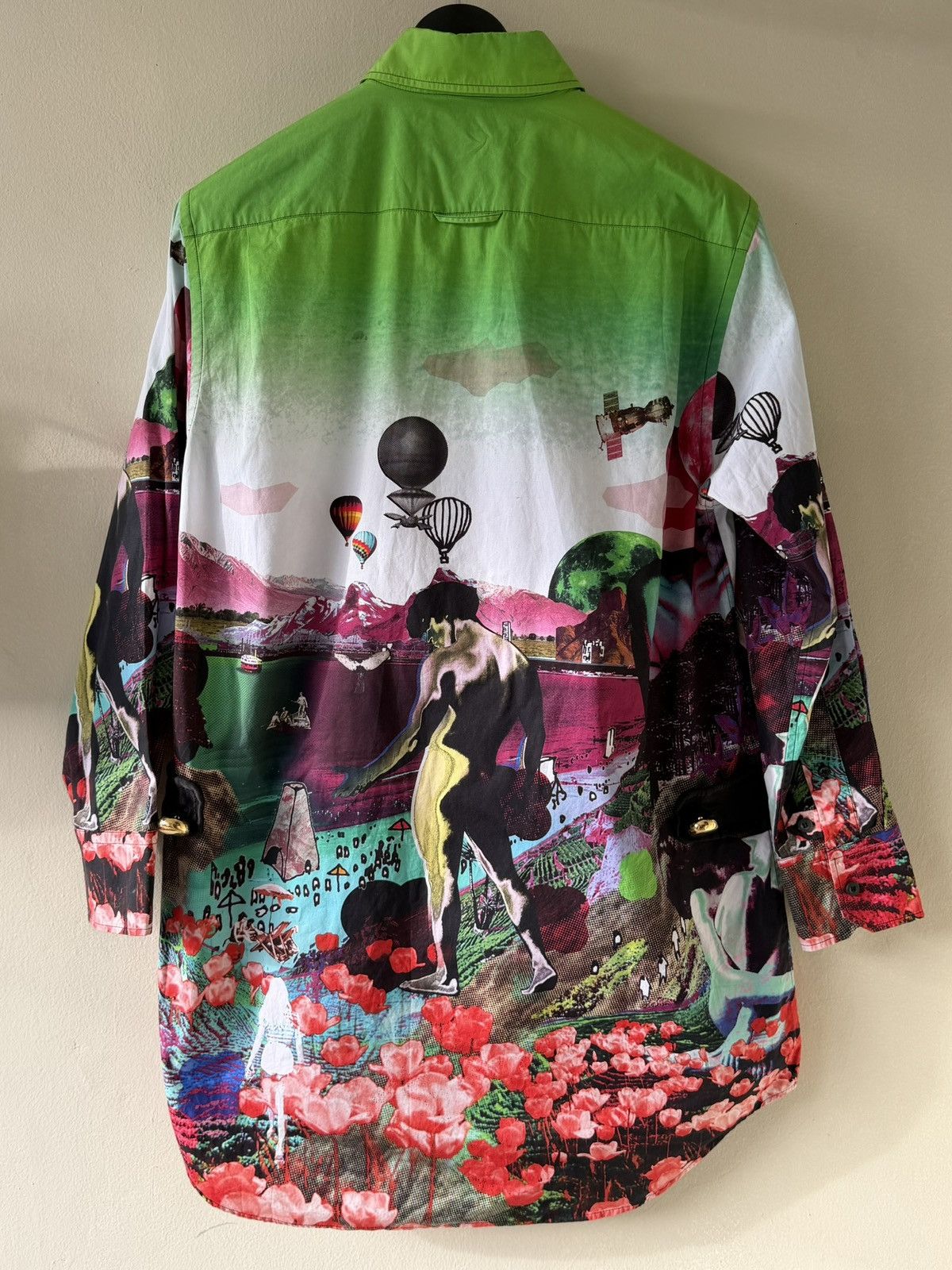 Prada Prada Shirt Panorama Motif Graphic Print James Jean S/S 2018 Size US M / EU 48-50 / 2 - 2 Thumbnail