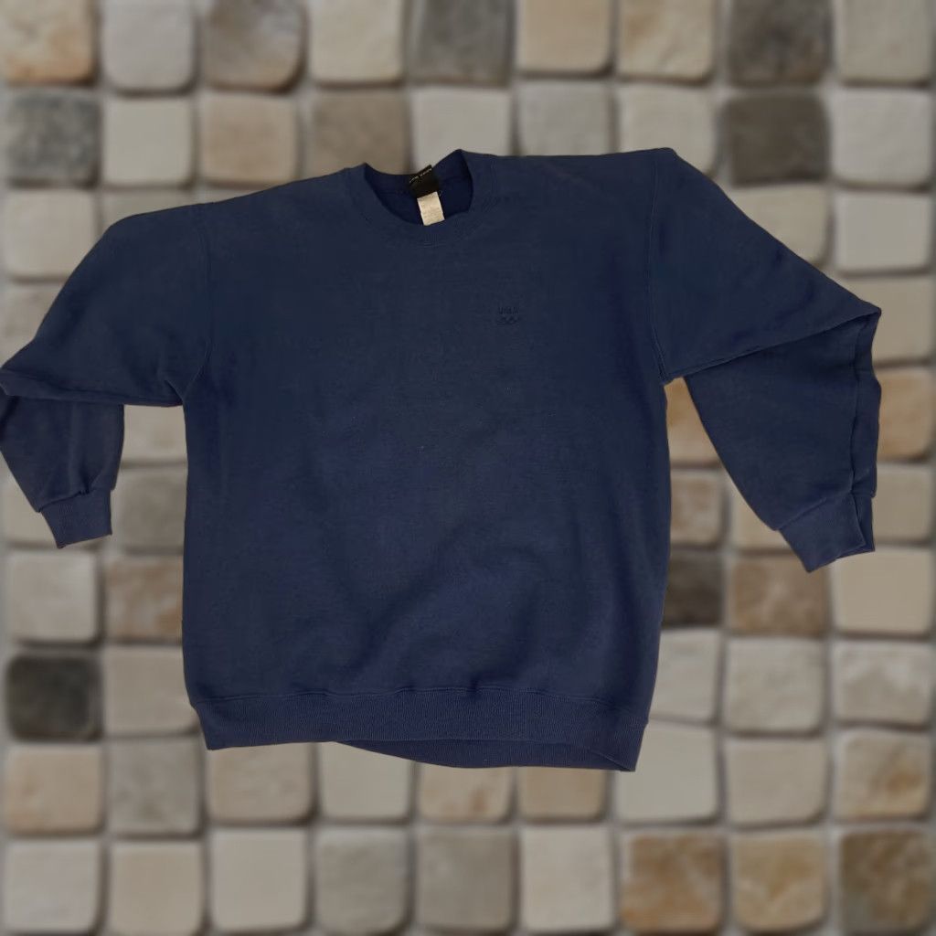 X-LARGE VINTAGE USA Made Dark Blue Embroidered Sweatshirt X-Large J. C. Penney Sweatshirt Unisex Adults 90s Size US XL / EU 56 / 4 - 1 Thumbnail