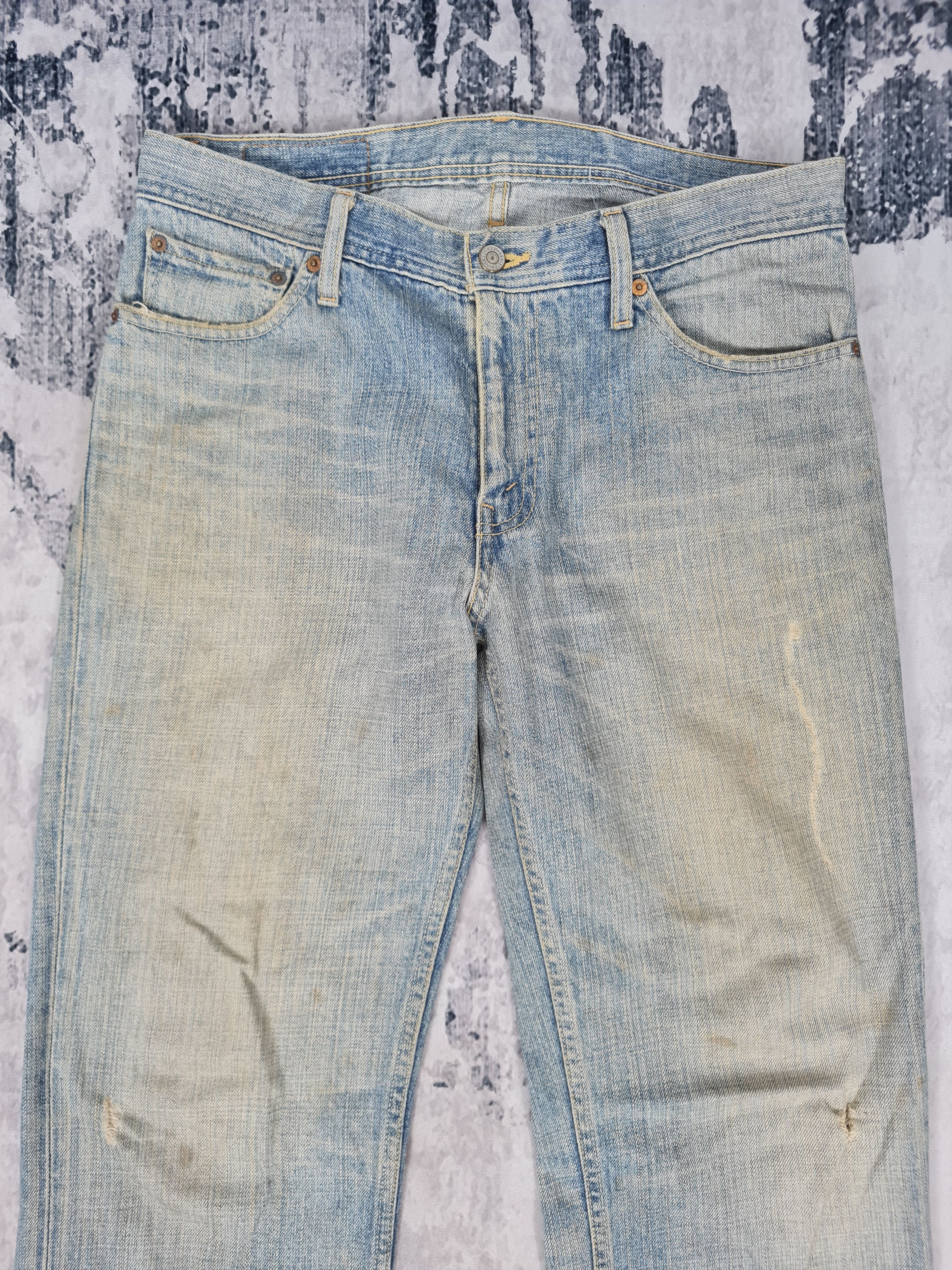 Levi's Vtg LEVIS Single Pocket Ripped Stain Jeans L0350 Size 34X33 Size US 34 / EU 50 - 5 Thumbnail