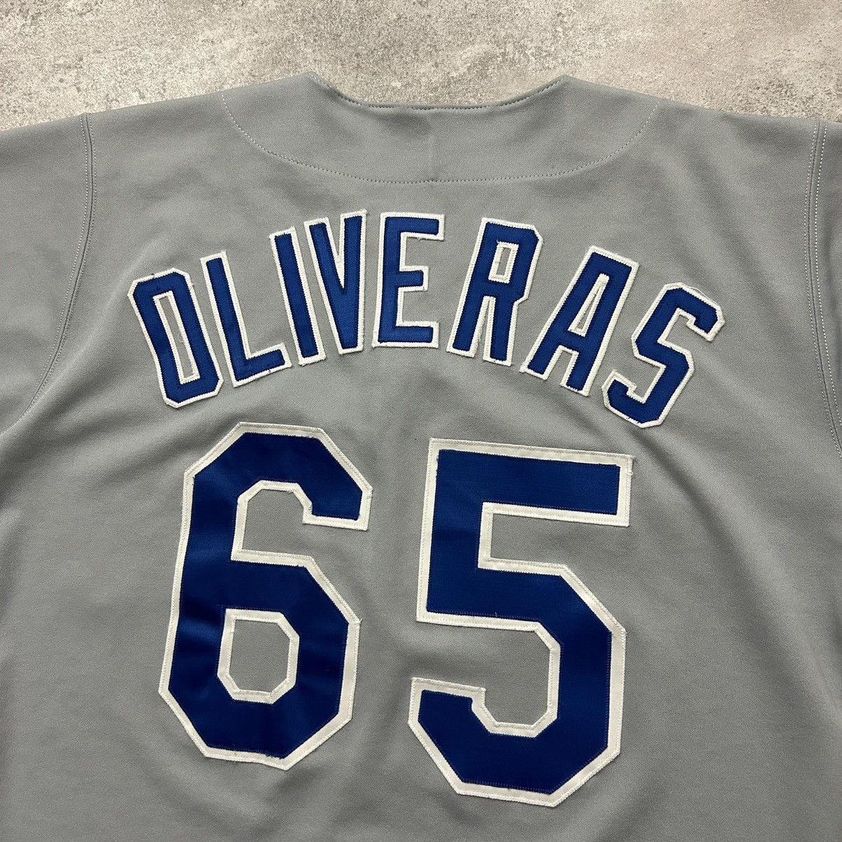 MLB × Russell Athletic × Vintage VTG 90s MLB TEXAS RANGERS RUSSELL AUTHENTIC JERSEY Oliveras Size US L / EU 52-54 / 3 - 3 Thumbnail