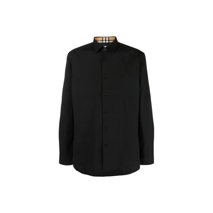 Burberry Burberry Burberry Black Button-Up Shirt for Men-2507 Size US XXL / EU 58 / 5 - 1 Thumbnail