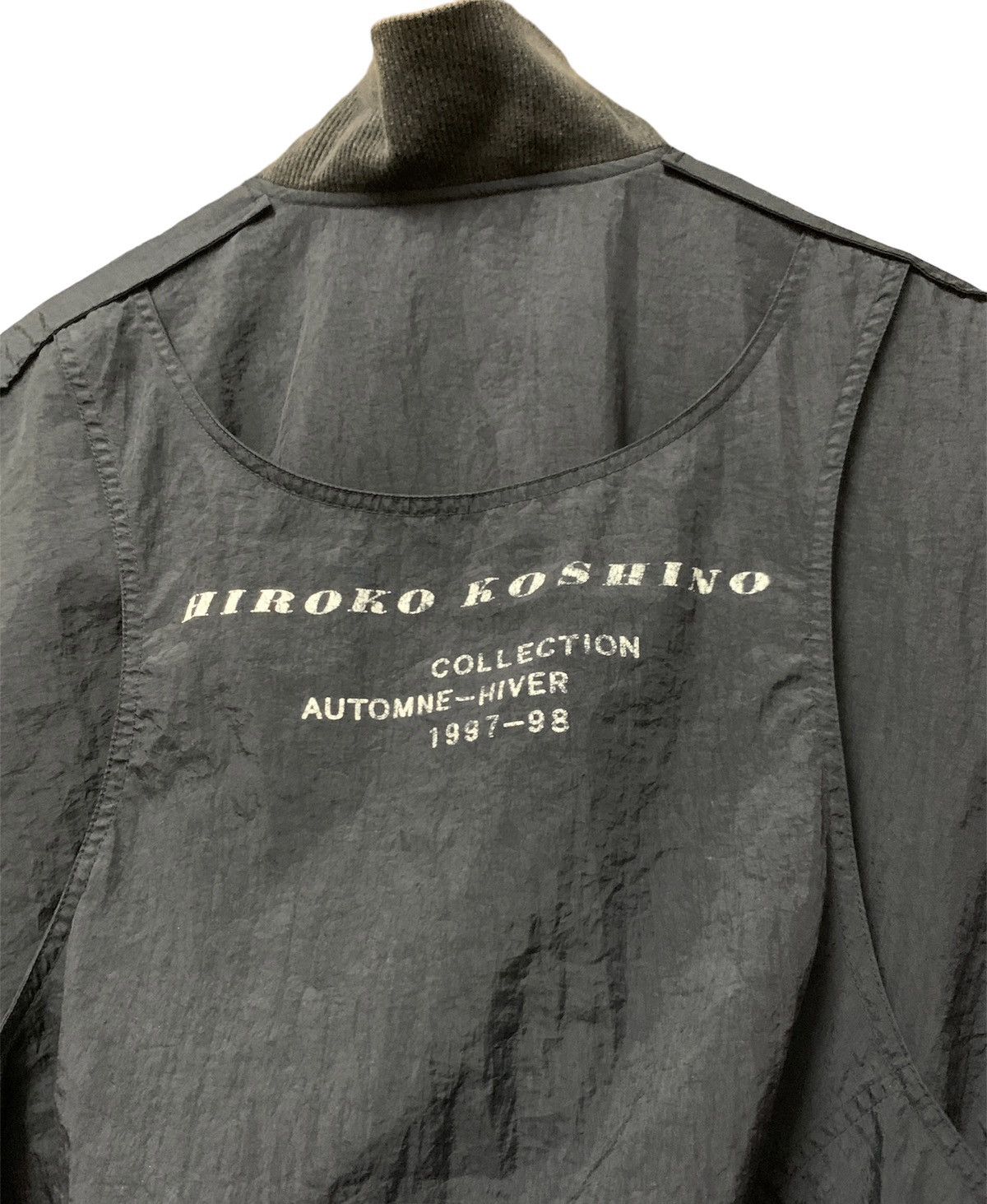 Japanese Brand Archive 1997 Hiroko Koshino Automne Hiver Collection Bomber Size US XL / EU 56 / 4 - 3 Thumbnail