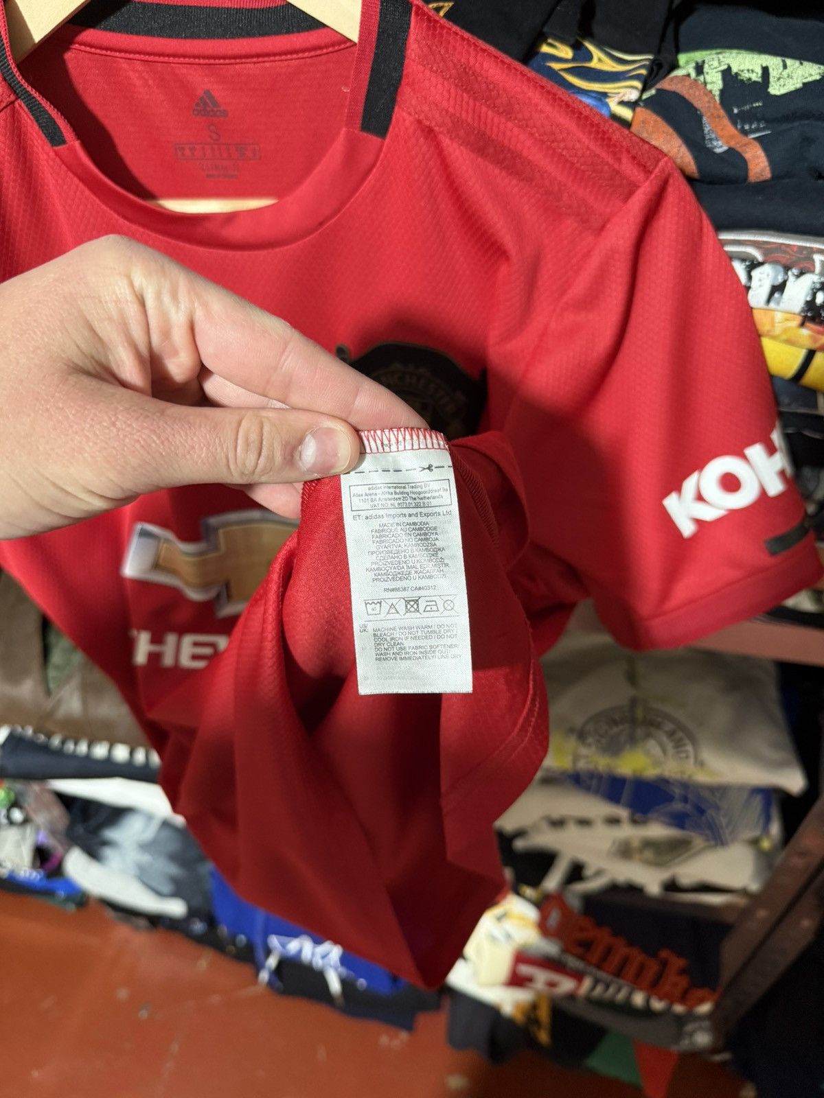 Adidas Adidas Manchester United 2019 2020 Home Soccer Jersey Size US S / EU 44-46 / 1 - 9 Thumbnail