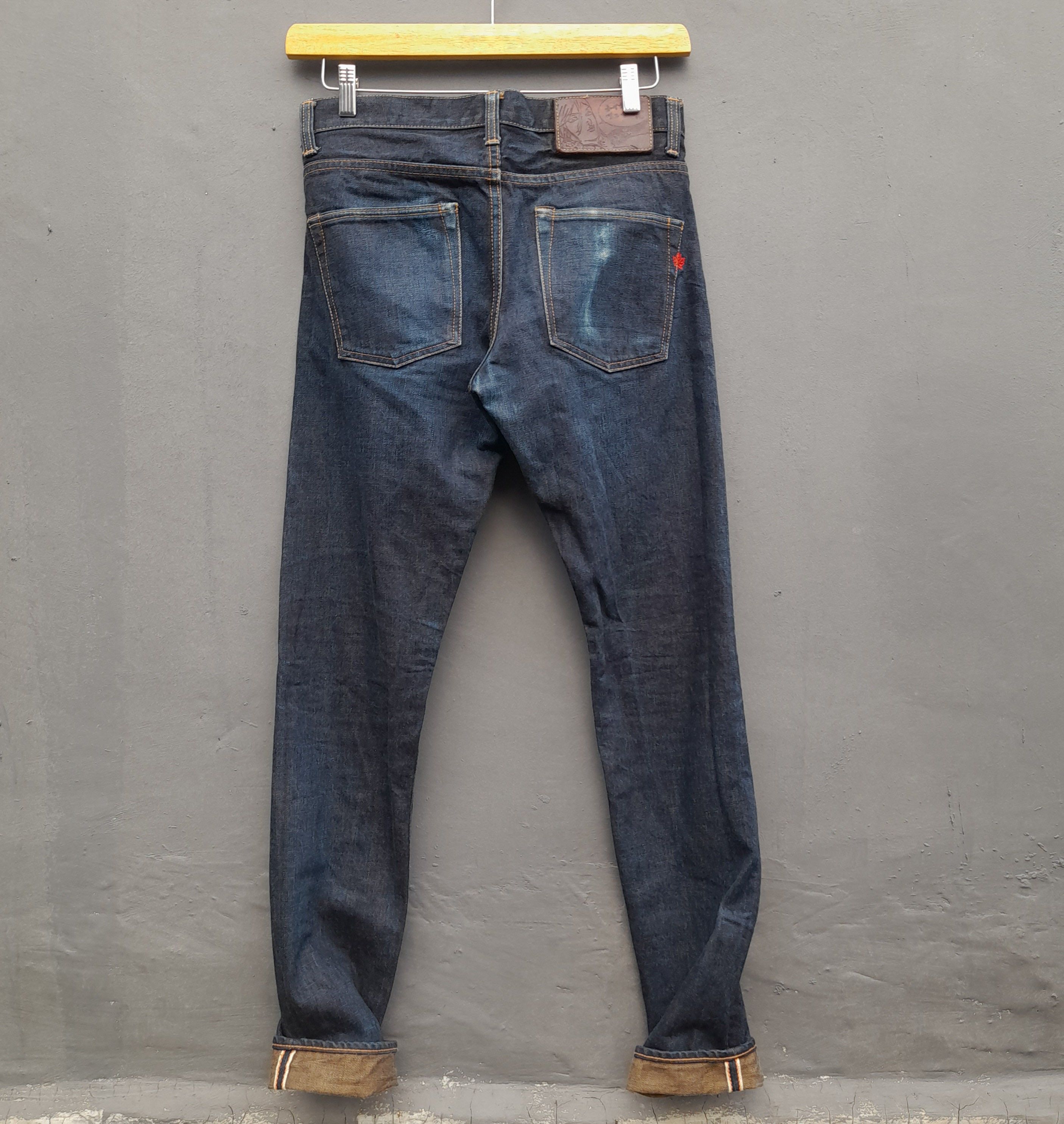 Japanese Brand Naked & Famous denim “Kogare Kakishibu” selvedge x Alvin Lee Size US 30 / EU 46 - 1 Thumbnail