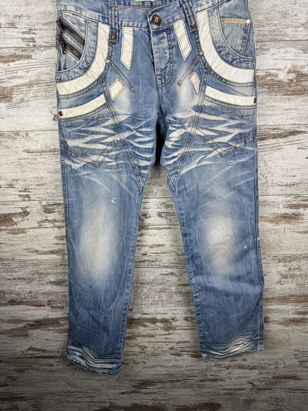 Vintage Mens Vintage Cipo & Baxx denim jeans pants avant garde y2k Size US 33 - 4 Thumbnail
