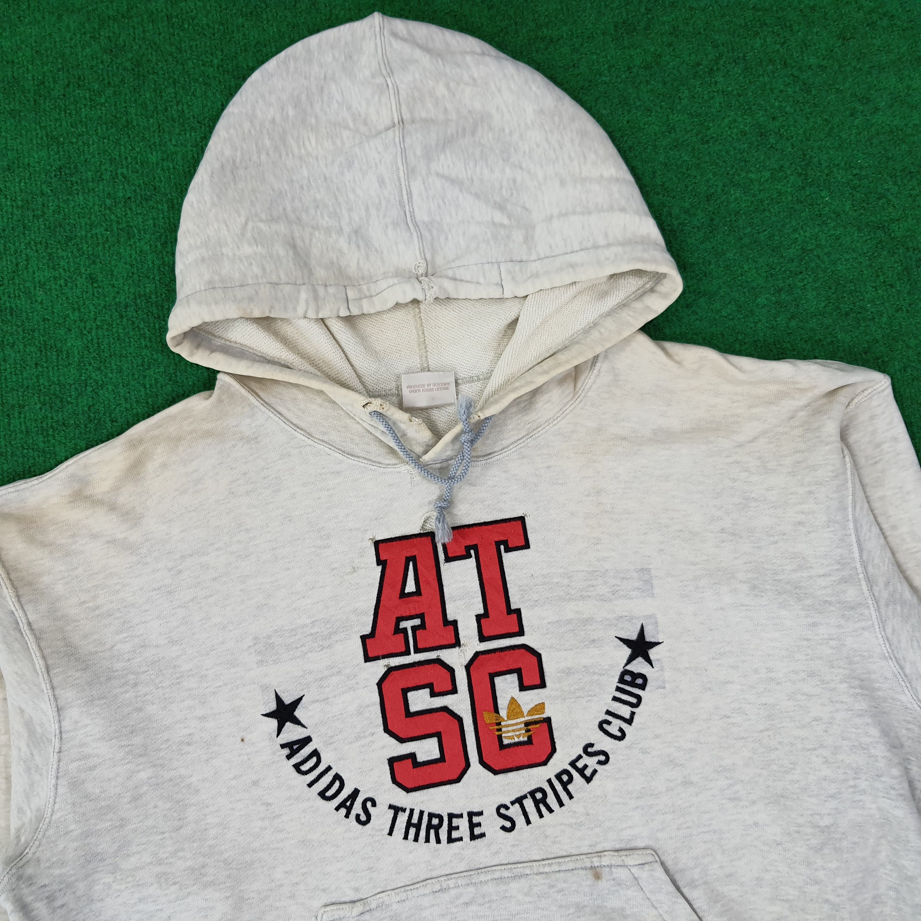Adidas Vintage Adidas Three Stripes Club Hoodie C225N15 Size L / US 10 / IT 46 - 2 Thumbnail