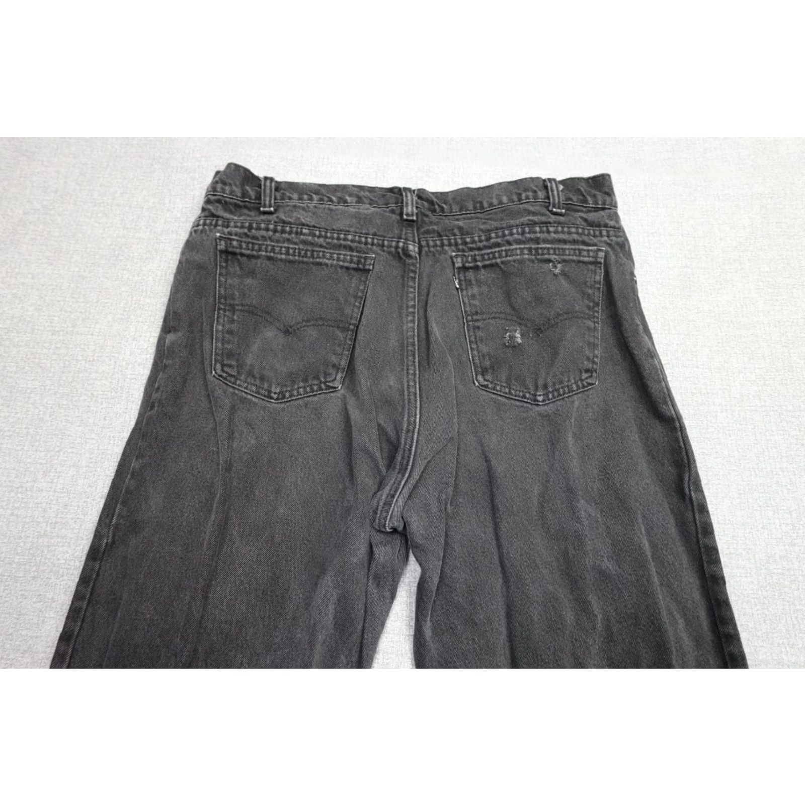 Levi's Levi's Jeans Mens 38x30 Black Relaxed Straight Dark Wash 550 Cowboy Style 5-Pocket Denim Cotton Modern USA Womens? Size US 38 / EU 54 - 6 Thumbnail