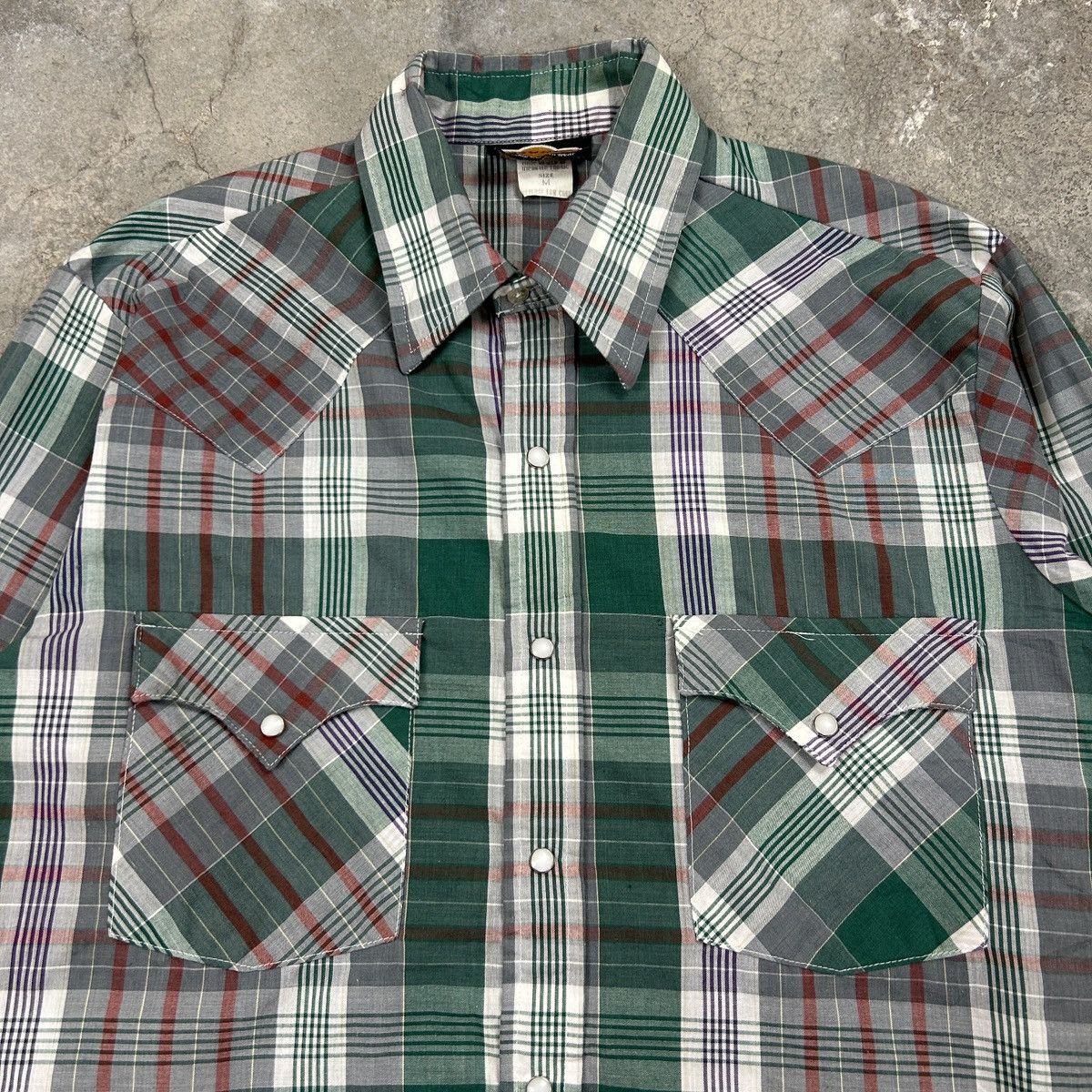 Vintage 80s 90s Western Shirt Pearl Buttoned Size US M / EU 48-50 / 2 - 4 Thumbnail