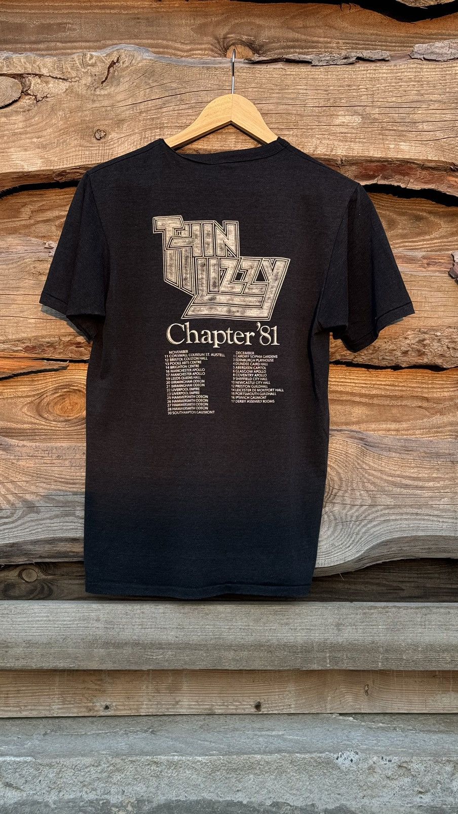 Band Tees × Vintage 1981 Thin Lizzy Renegade Vintage UK Band Rock Tour t-shirt Size US S / EU 44-46 / 1 - 8 Thumbnail
