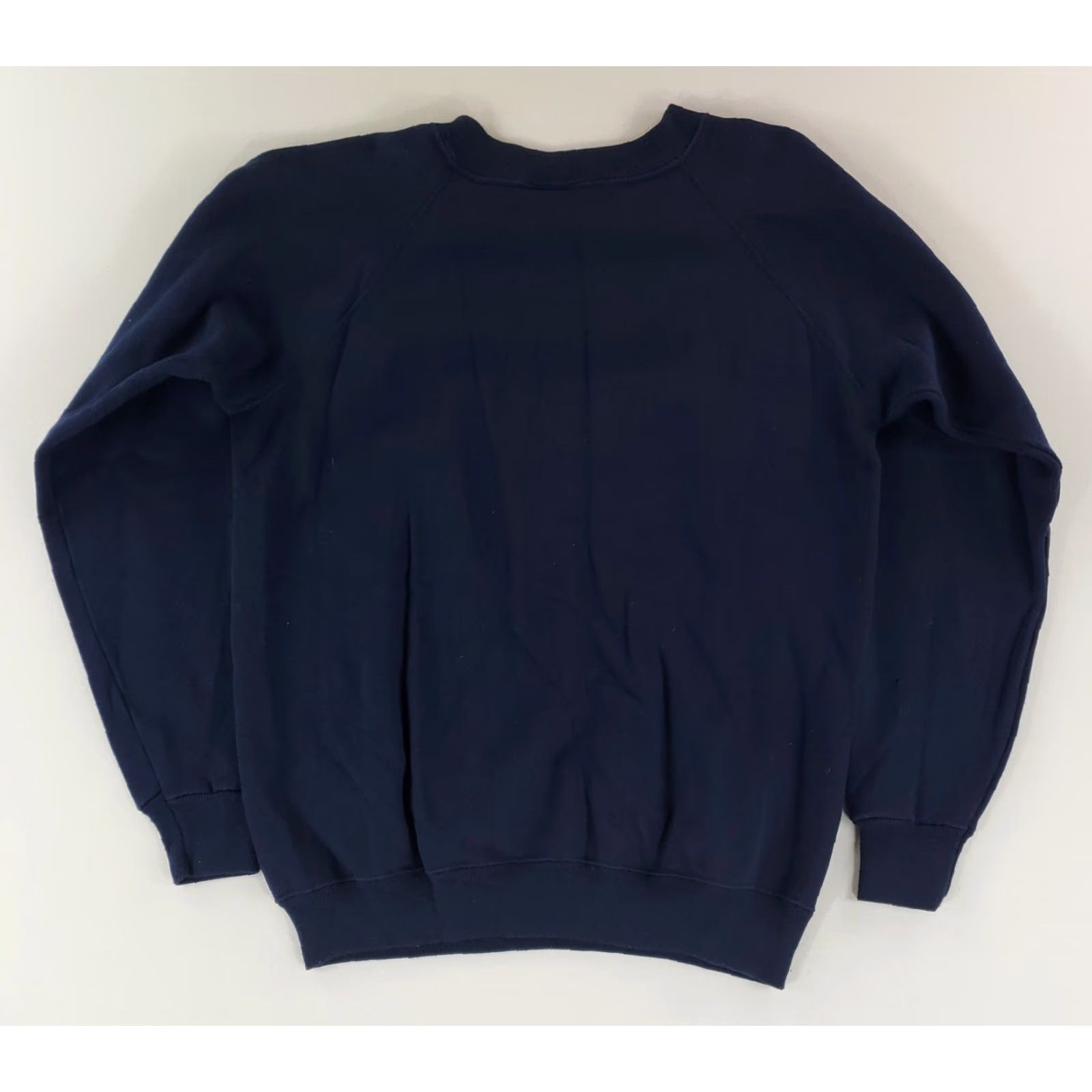 Hanes VINTAGE Hanes Activewear Sweatshirt Blue Long Sleeve Pullover Made USA Mens L Mens Size US L / EU 52-54 / 3 - 3 Thumbnail