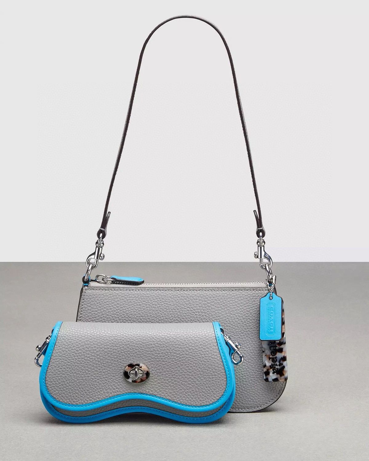 Coach Coach Cloud Wavy Double Pouch Bag In Coachtopia Leather NWT Size ONE SIZE - 6 Thumbnail