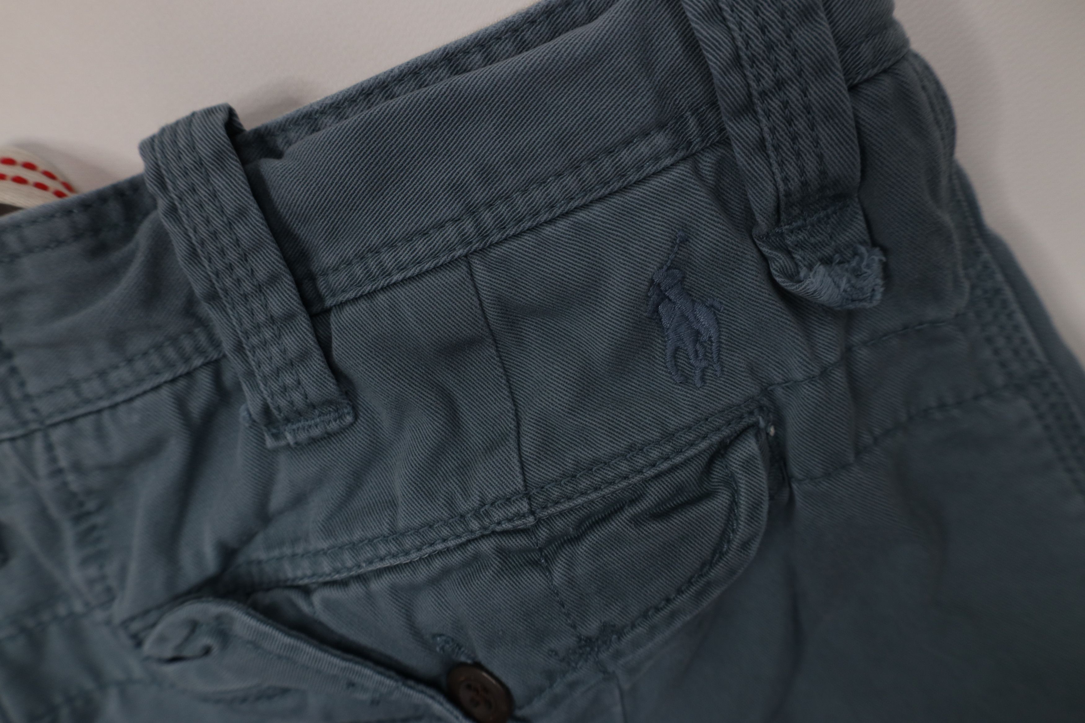 Polo Ralph Lauren Vintage 90s Ralph Lauren Stonewash Heavyweight Cargo Shorts Size US 34 / EU 50 - 13 Thumbnail