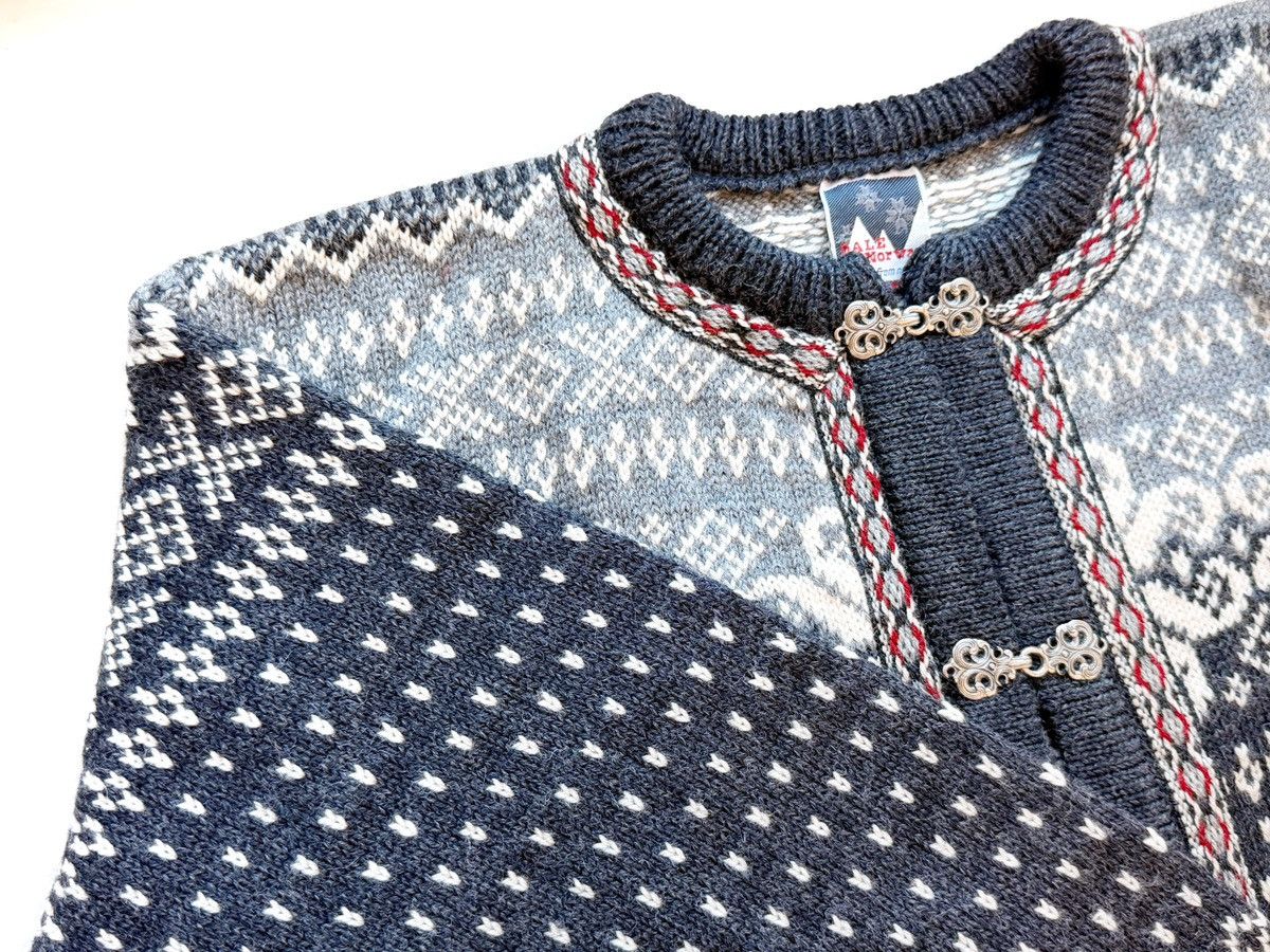 Dale Of Norway VTG 90s Men Warm Heavyweight Wool Cardigan Dale Of Norway L Size US L / EU 52-54 / 3 - 8 Thumbnail