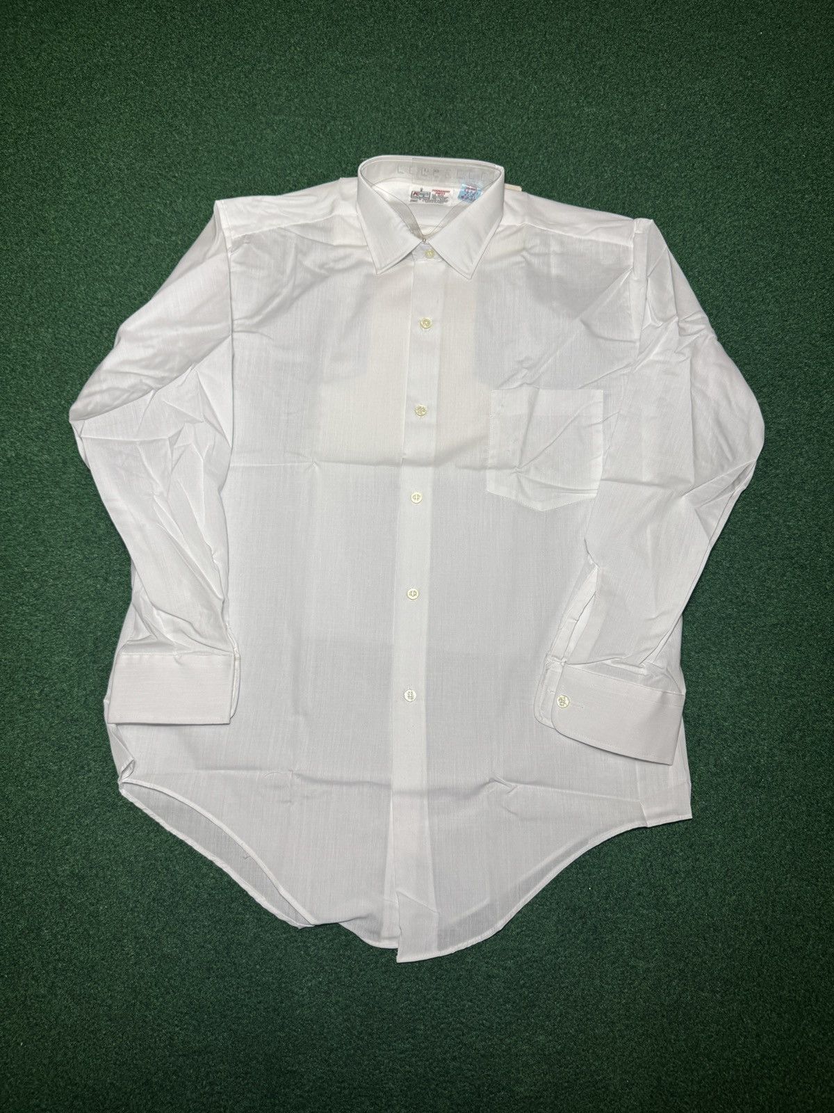Vintage Vintage Kmart Perm Press White Long Sleeve Lrg Shirt 70s Size US L / EU 52-54 / 3 - 3 Thumbnail