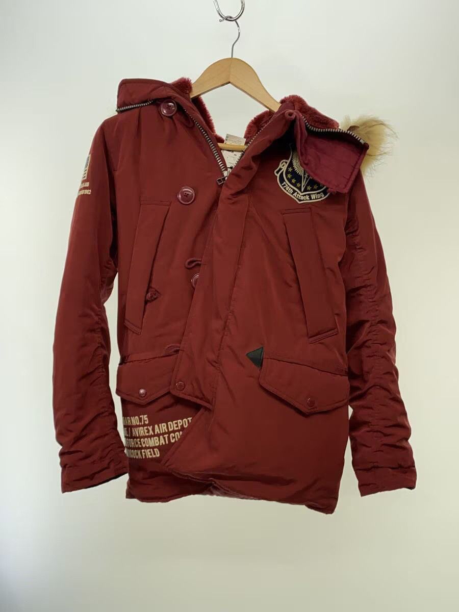 Avirex Avirex 147Th Attack Wing Polyester Flight Jacket Red Size US M / EU 48-50 / 2 - 1 Thumbnail