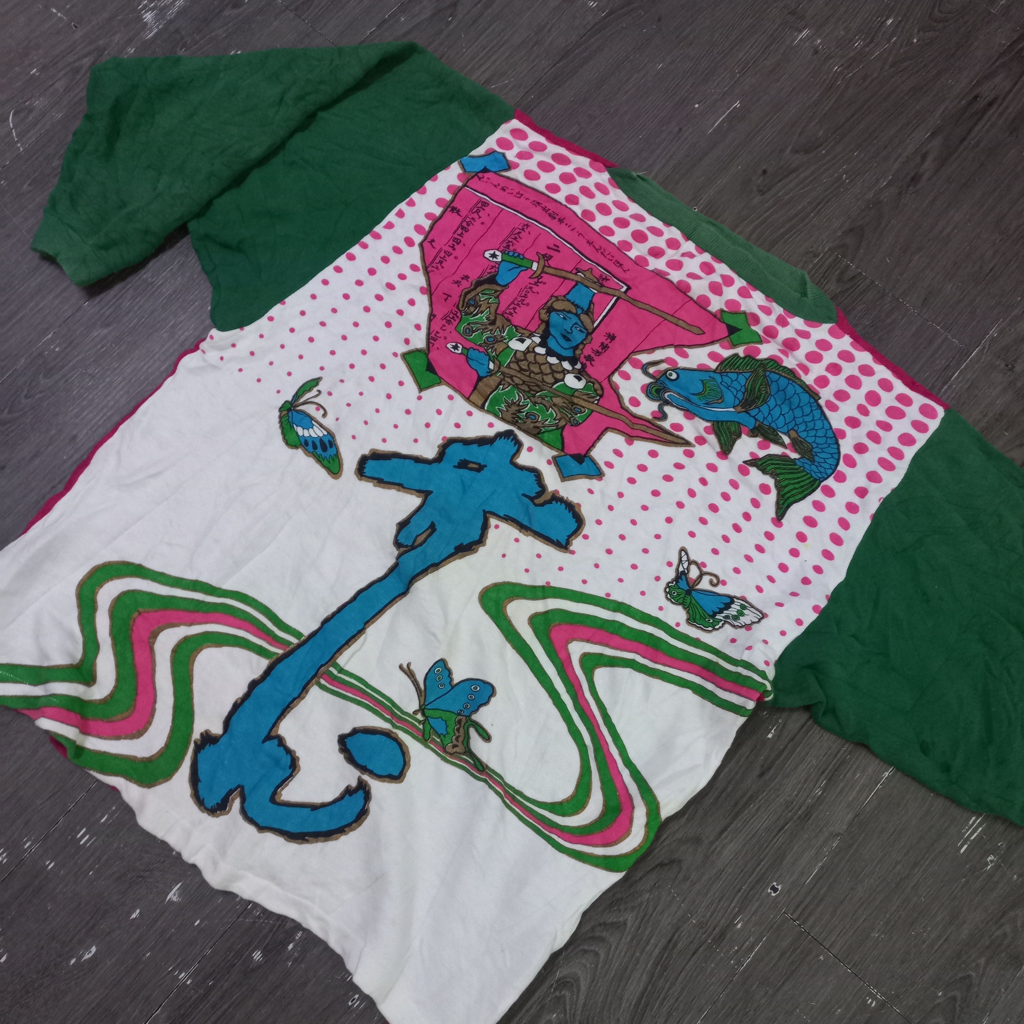 Japanese Brand × Kansai Yamamoto × Vintage Vintage art kansai international sweatshirt Size US L / EU 52-54 / 3 - 8 Thumbnail