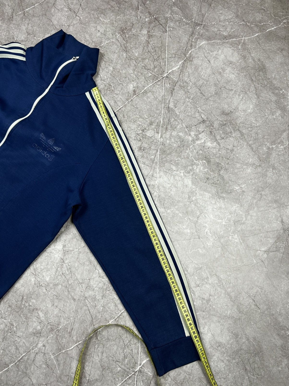 Adidas Adidas trefoil 1970s full striped zip-up track jacket Size US L / EU 52-54 / 3 - 15 Thumbnail