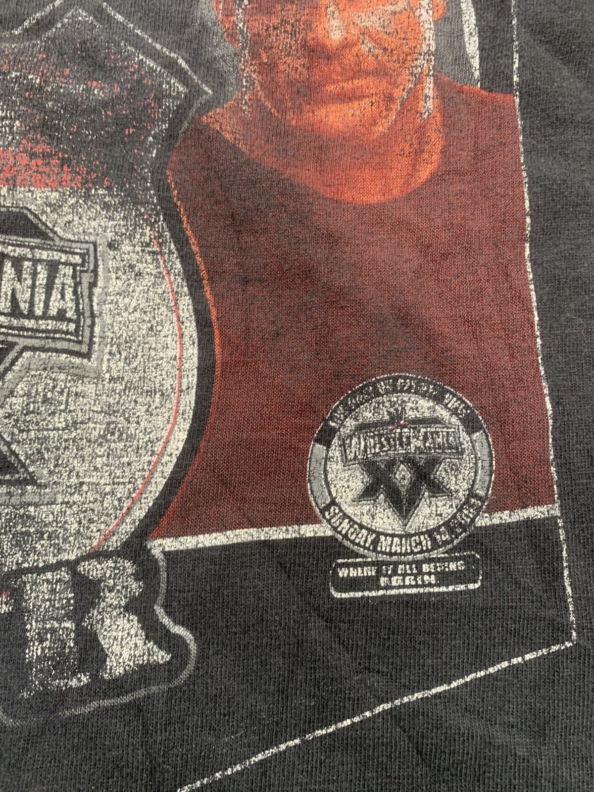 WWE Vintage WWE WrestleMania XX Tour T-Shirt (2004) stone cold Size US L / EU 52-54 / 3 - 10 Thumbnail