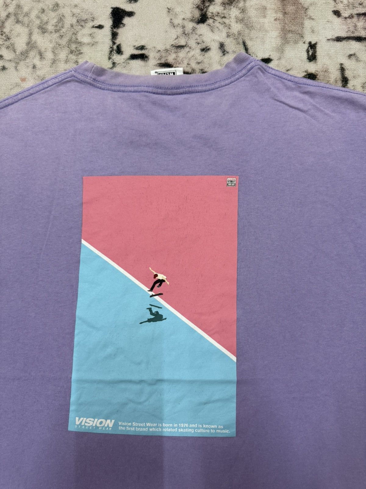 Japanese Brand × Vision Streetwear Vision Streetwear Backhit Skrin Boxy Tshirt Size US XL / EU 56 / 4 - 11 Thumbnail