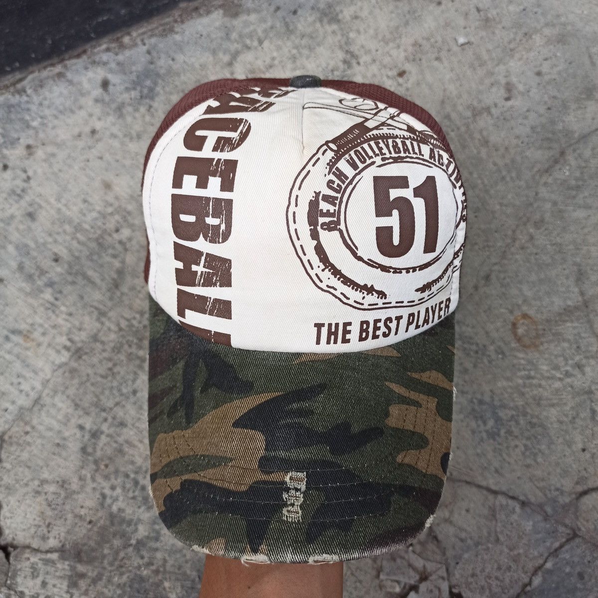 14th Addiction Distressed camo visor Beach ball 58 Size ONE SIZE - 2 Thumbnail