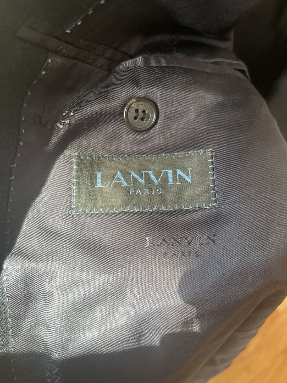 Lanvin Lanvin Cashmere Sportcoat blazer Large/52R gold buttons Size 52R - 6 Thumbnail