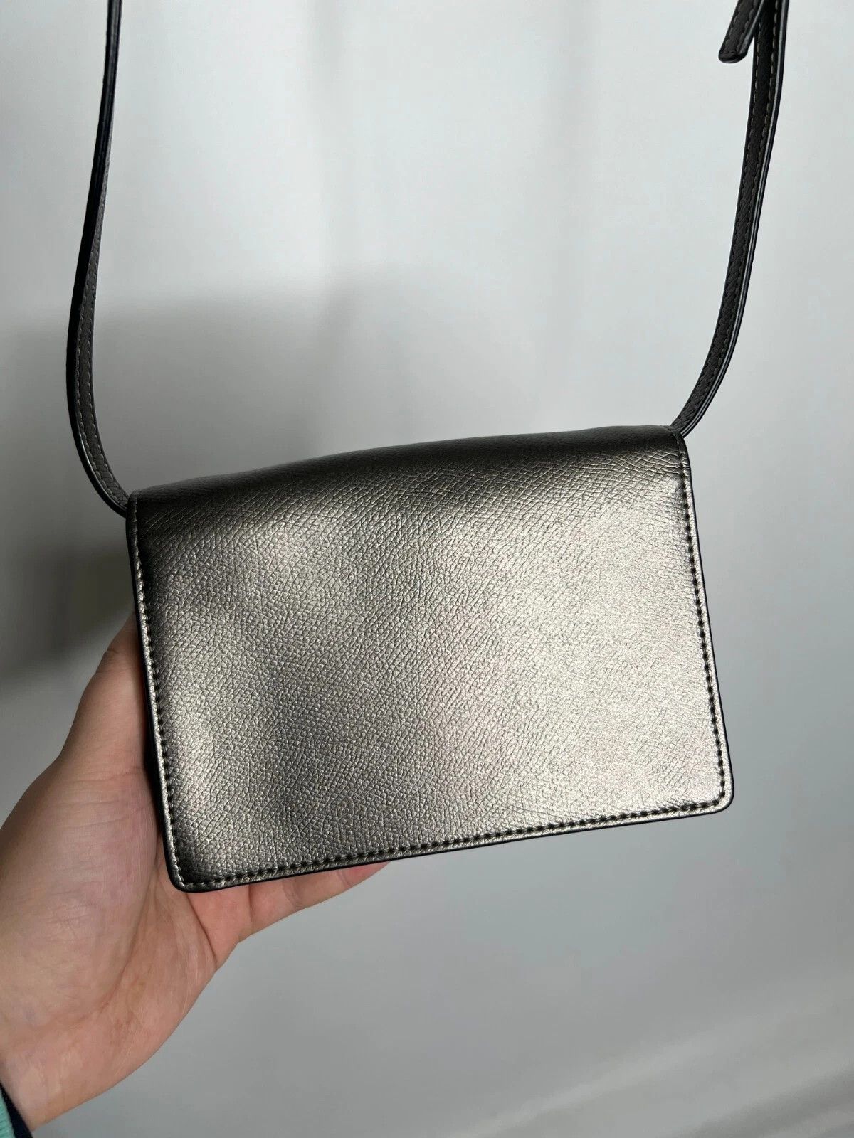 Emporio Armani Emporio Armani Acciaio & Nero Small Cross Body Bag Size ONE SIZE - 8 Thumbnail