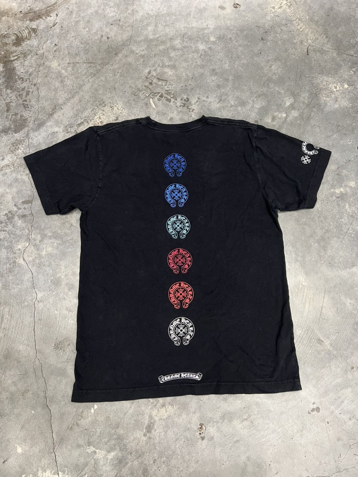 Chrome Hearts Chrome hearts multi color logo pocket tee Size US M / EU 48-50 / 2 - 2 Thumbnail