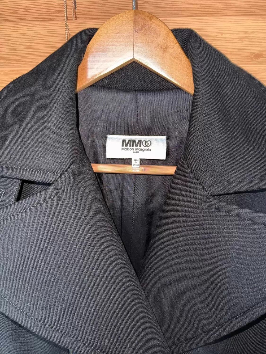 MM6 MM6 Double-Breasted Asymmetric Cavalry Collar Tie Overcoat Size S / US 4 / IT 40 - 5 Thumbnail