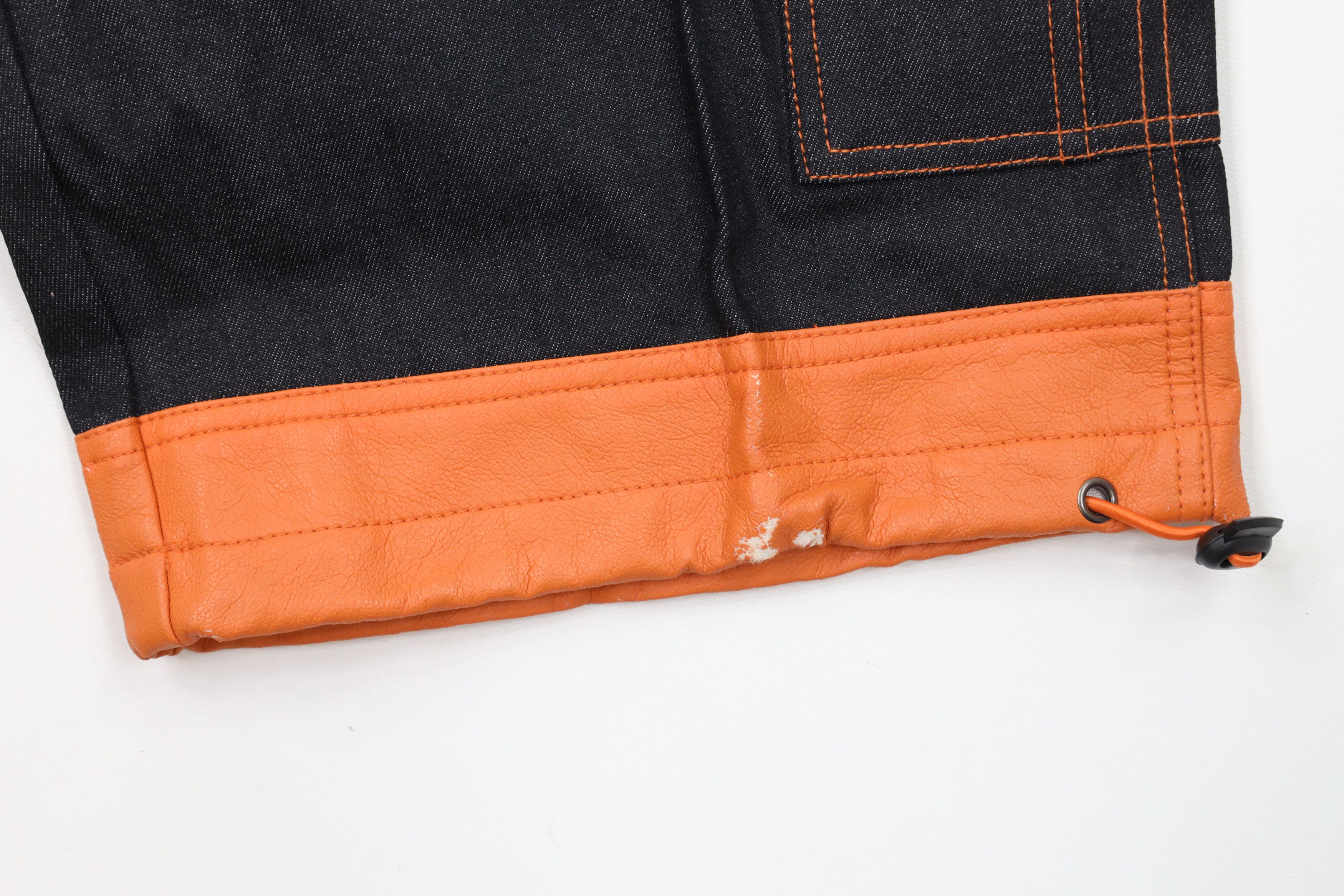 Vintage Deadstock Vintage 90s Streetwear Denim Jean Shorts Black Size US 32 / EU 48 - 5 Thumbnail