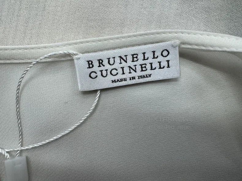 Brunello Cucinelli Brunello Cucinelli Women's Silk Shirt Size S / US 4 / IT 40 - 6 Thumbnail