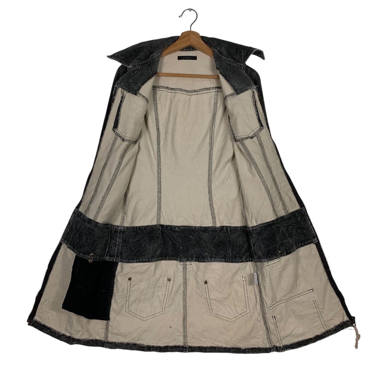 Japanese Brand MAITRESSE Corduroy Overcoat Jacket #0101-C6 Size S / US 4 / IT 40 - 12 Thumbnail