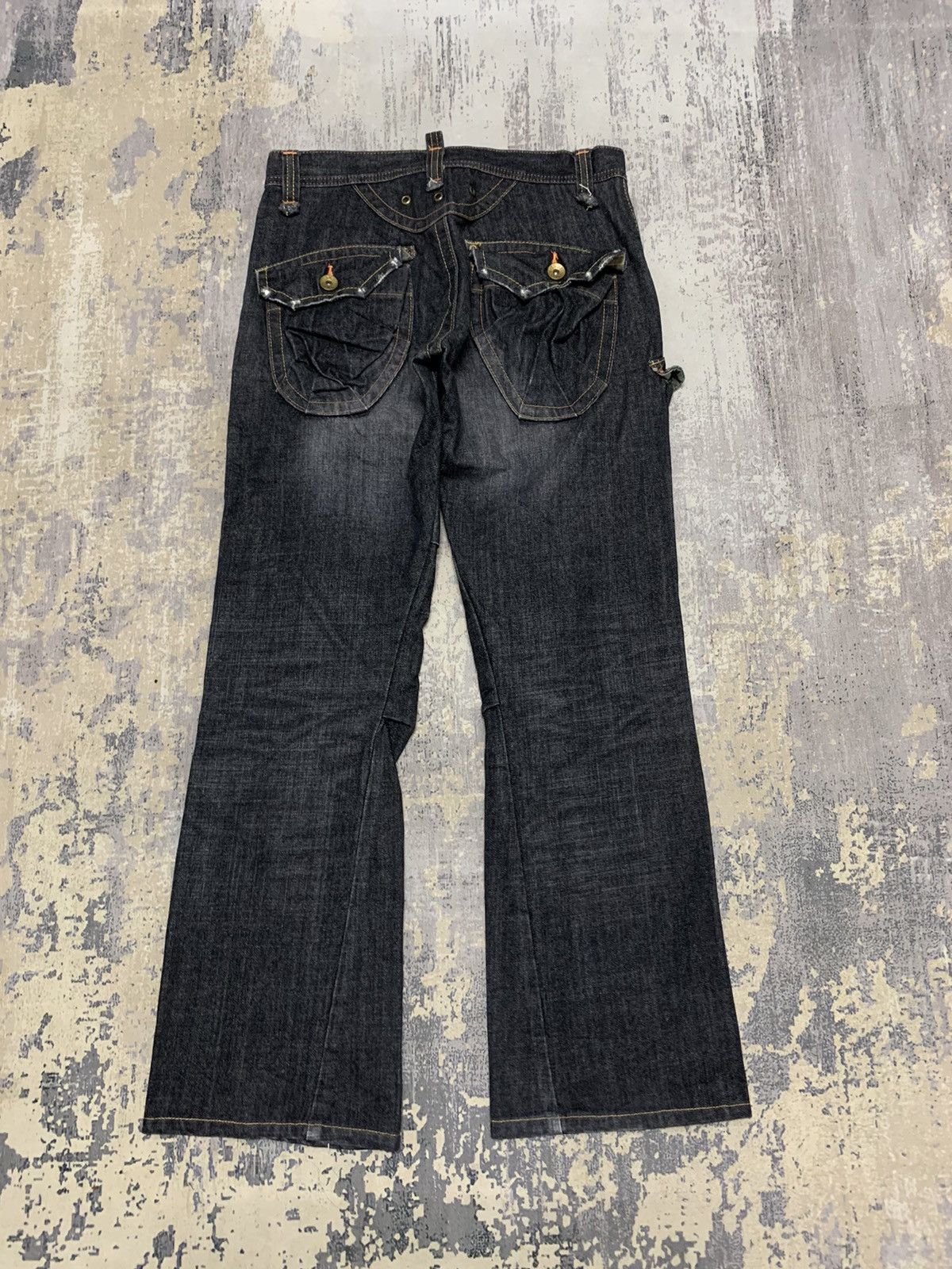 Edwin Edwin 505 ifsixwasnine Style Cargo Flared Jeans W31x30 Size US 31 - 9 Thumbnail