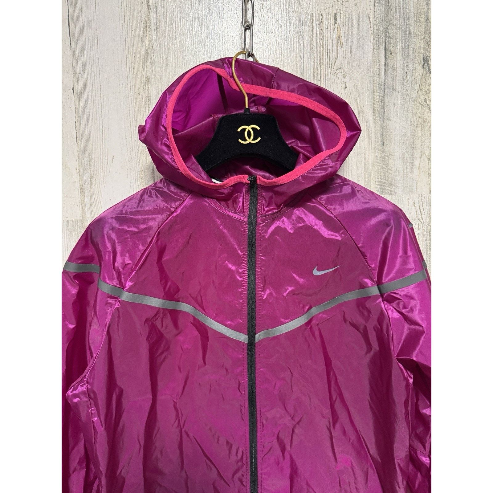 Nike Nike Running Womens Lightweight Jacket Size L Size L / US 10 / IT 46 - 4 Thumbnail
