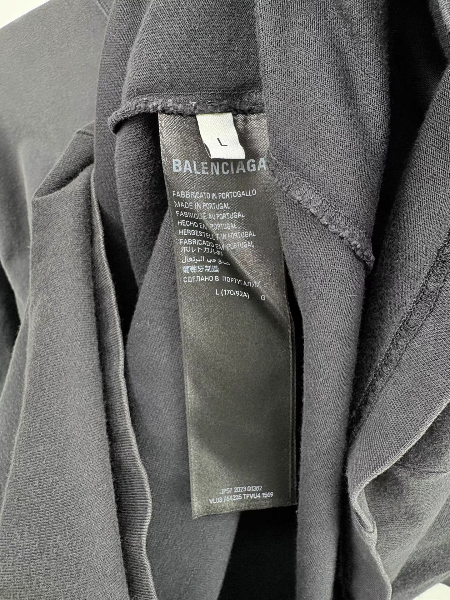 Balenciaga BALENCIAGA Back Logo Print Short Sleeve Tee Size US L / EU 52-54 / 3 - 4 Thumbnail