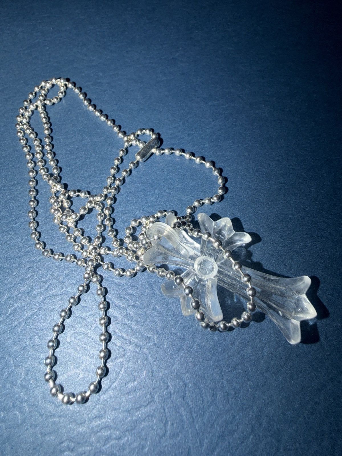 Chrome Hearts SILICONE CROSS NECKLACE "CLEAR" Size ONE SIZE - 7 Thumbnail