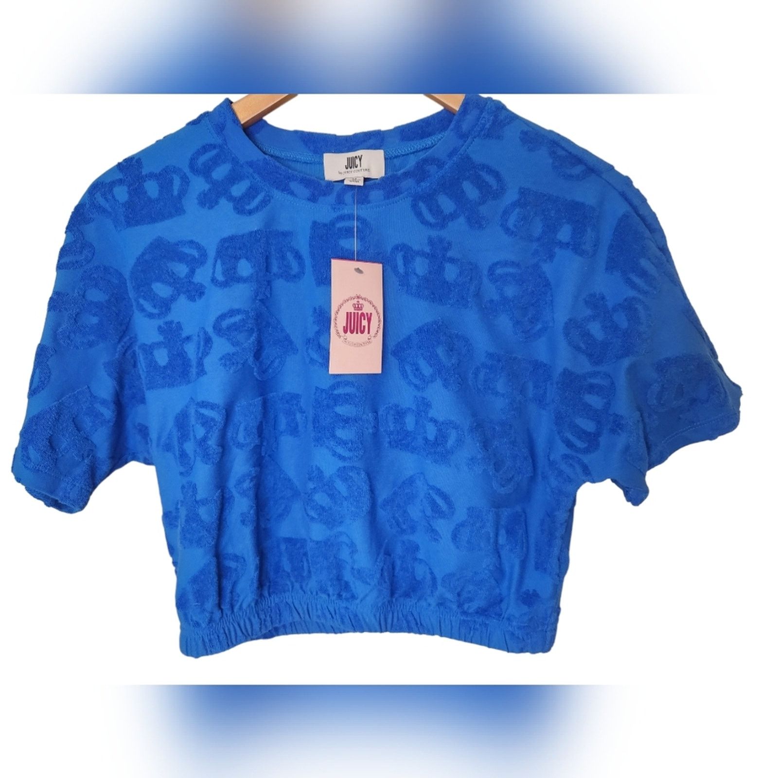 Juicy Couture NWT Juicy Couture Terry Cropped Top Medium Size M / US 6-8 / IT 42-44 - 1 Thumbnail