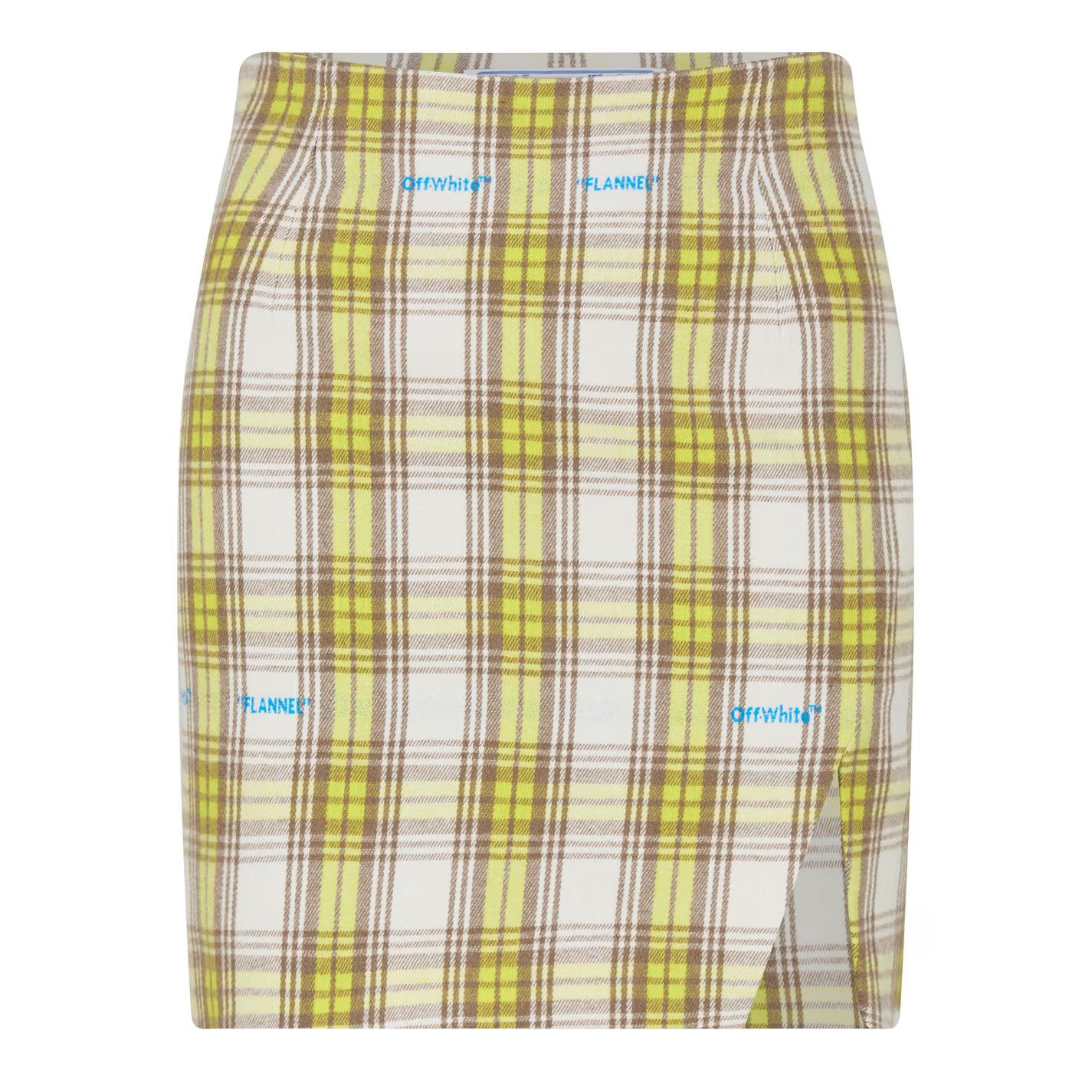 Off-White o1y1225 Logo Mini Skirt in Multicolor Size 25" / US 0 / IT 36 - 1 Thumbnail