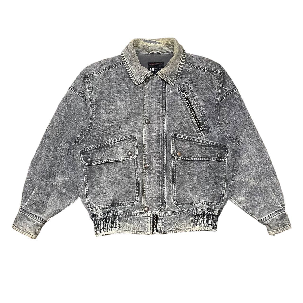 Vintage IXI:Z Denim Jacket Emergency Pocket Distressed
