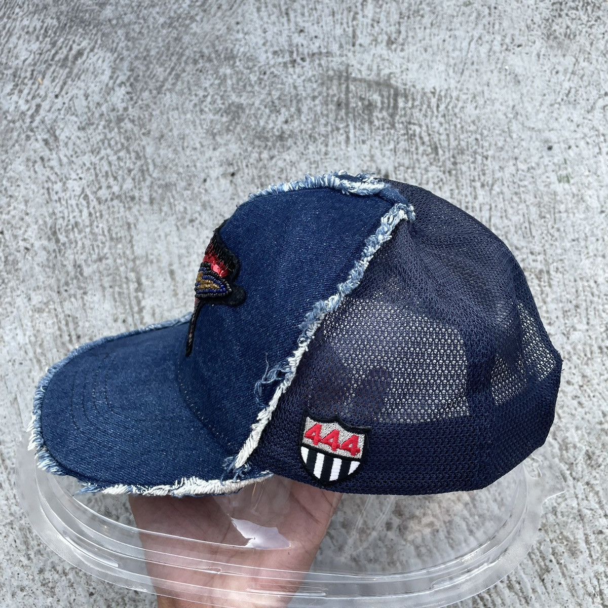 Japanese Brand Distressed yoshinori kotake trucker hat made in japan Size ONE SIZE - 3 Thumbnail