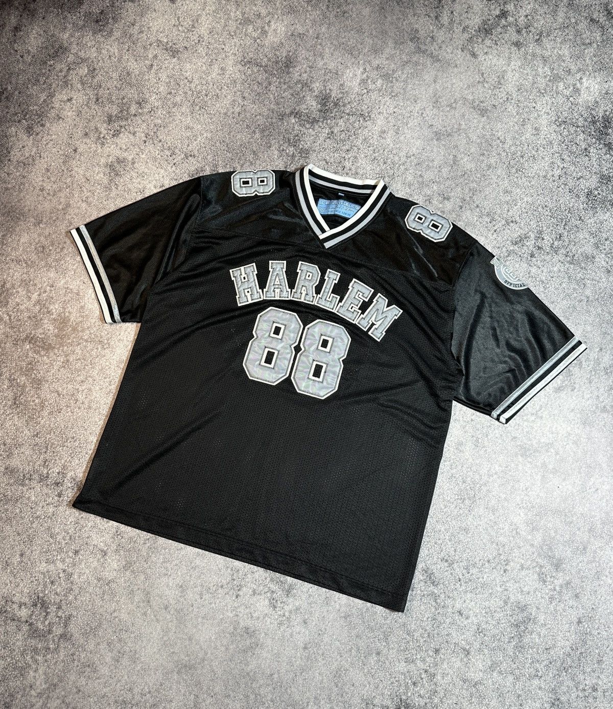Vintage Vintage Football Jersey Harlem 88 Streetwear Rap Baggy L USA Size US L / EU 52-54 / 3 - 1 Thumbnail