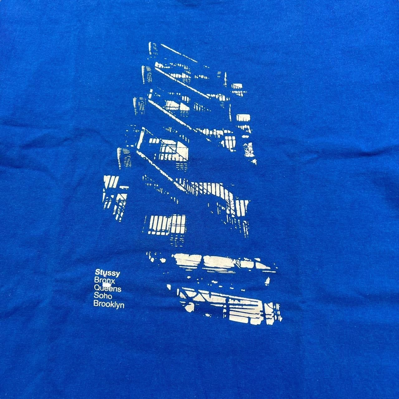 Stussy Vintage 2000s Stussy New York Fire Escape T-Shirt - Medium Size US M / EU 48-50 / 2 - 3 Thumbnail
