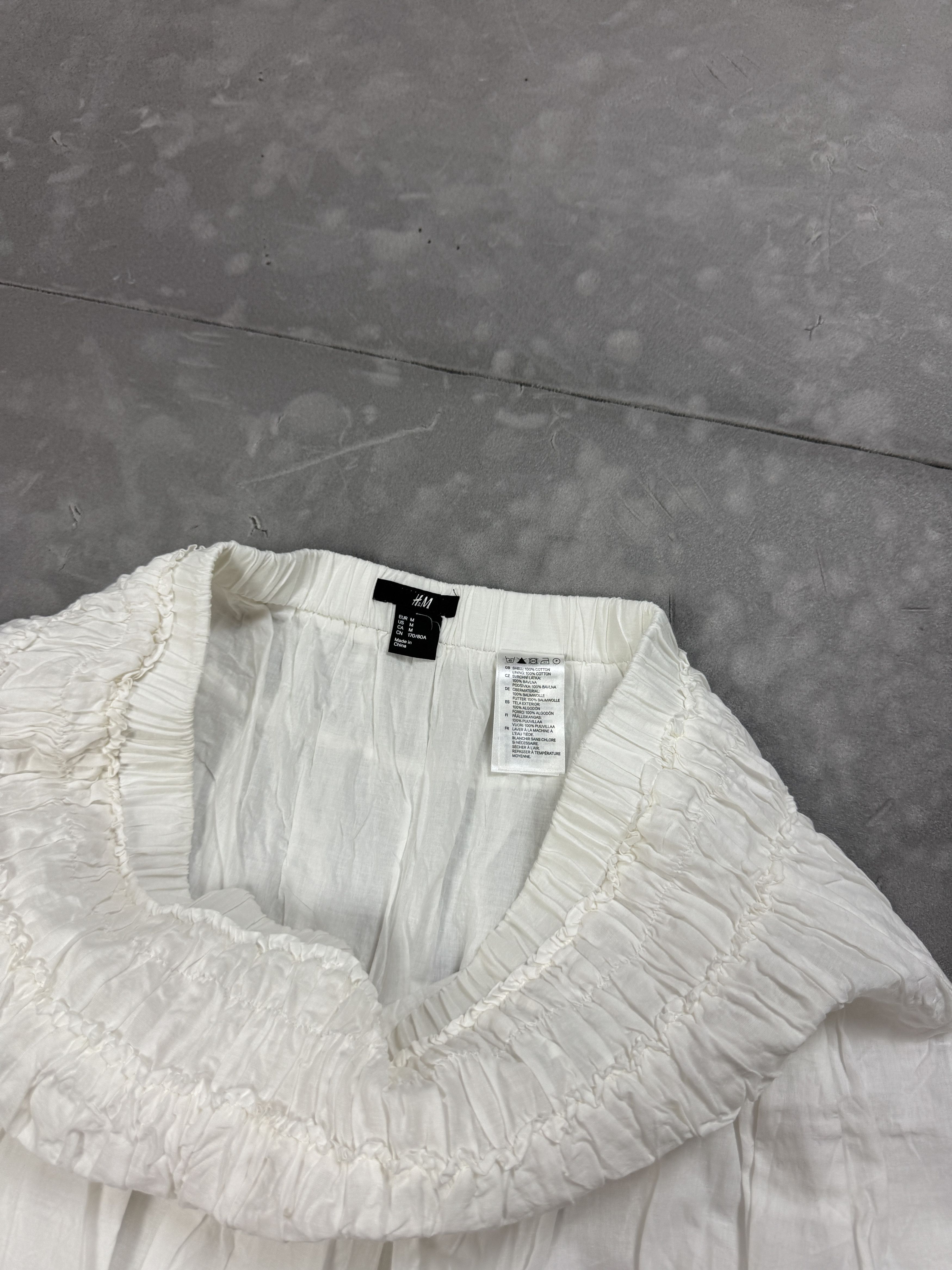 Vintage Vintage Coquette White Breezy Mini Skirt S/M 90s y2k Size 26" / US 2 / IT 38 - 5 Thumbnail