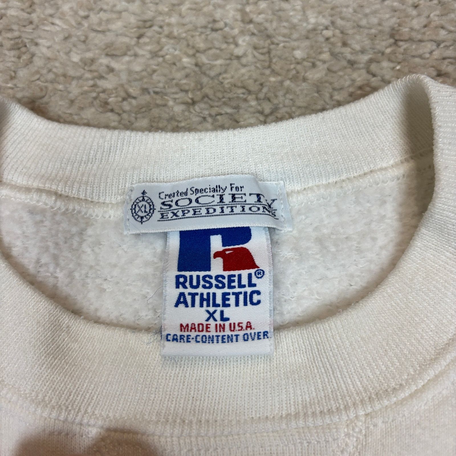 Russell Athletic Vintage 90s Society Expeditions Project Antartica XL Size US XL / EU 56 / 4 - 4 Thumbnail