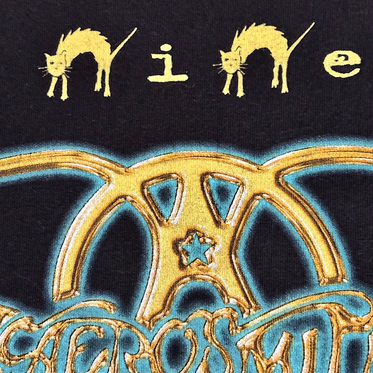 Band Tees Vintage 1997 Aerosmith Nine Lives Tour Tee Tultex XL Size US XL / EU 56 / 4 - 8 Thumbnail