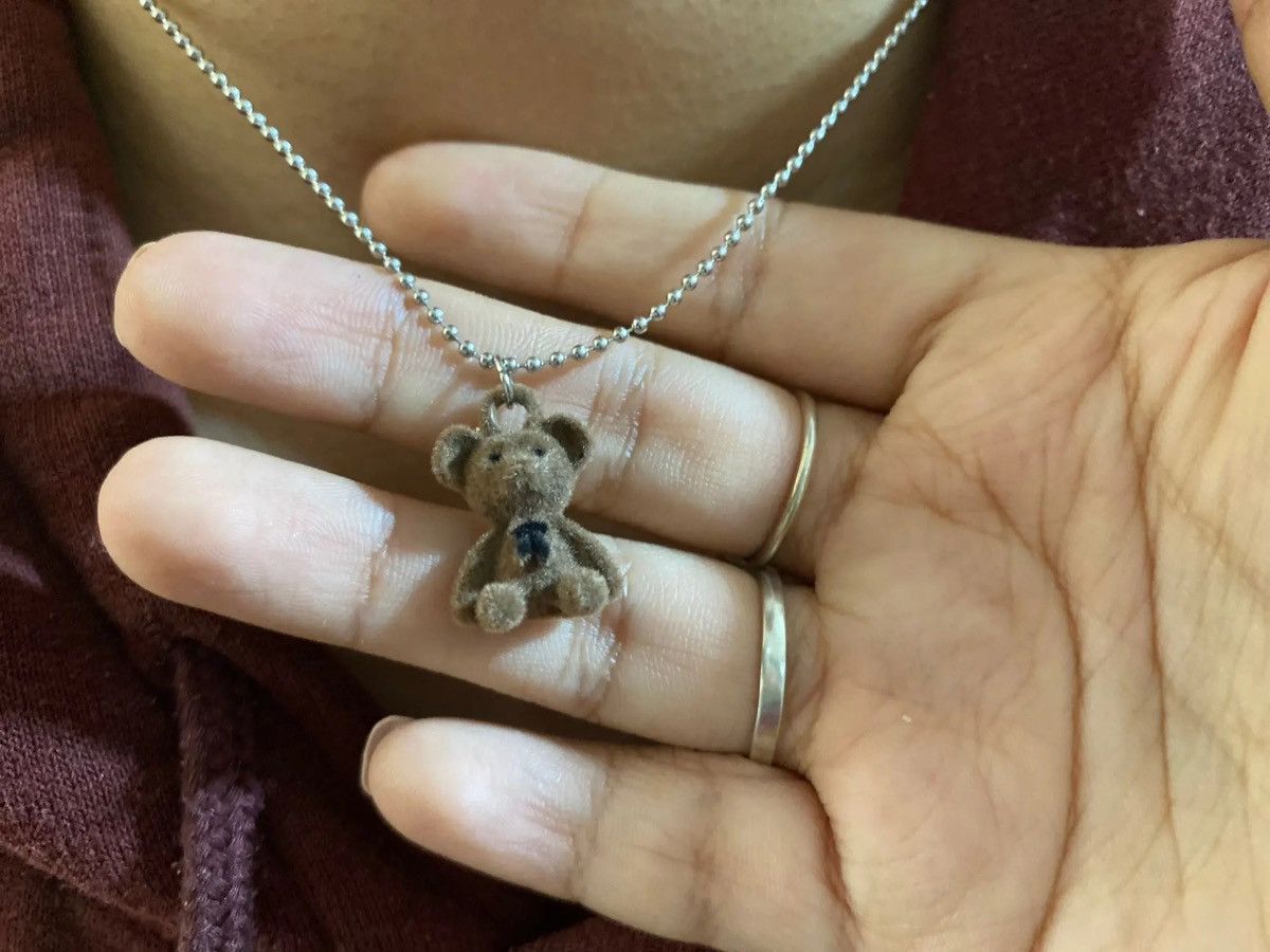 Vintage Teddy Bear Pendant Necklace Bear Neck Chain Collar Jewelry Size ONE SIZE - 8 Thumbnail