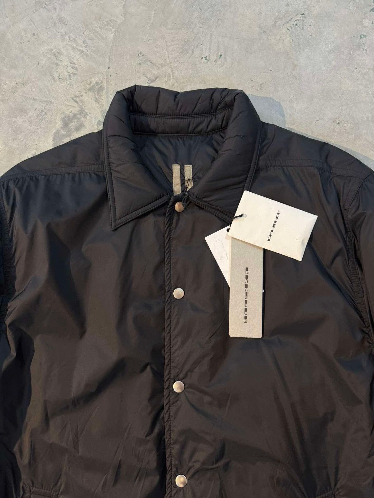 Rick Owens Drkshdw Rick Owens Drkshdw Padded Snap Font Jacket Size US XL / EU 56 / 4 - 2 Thumbnail