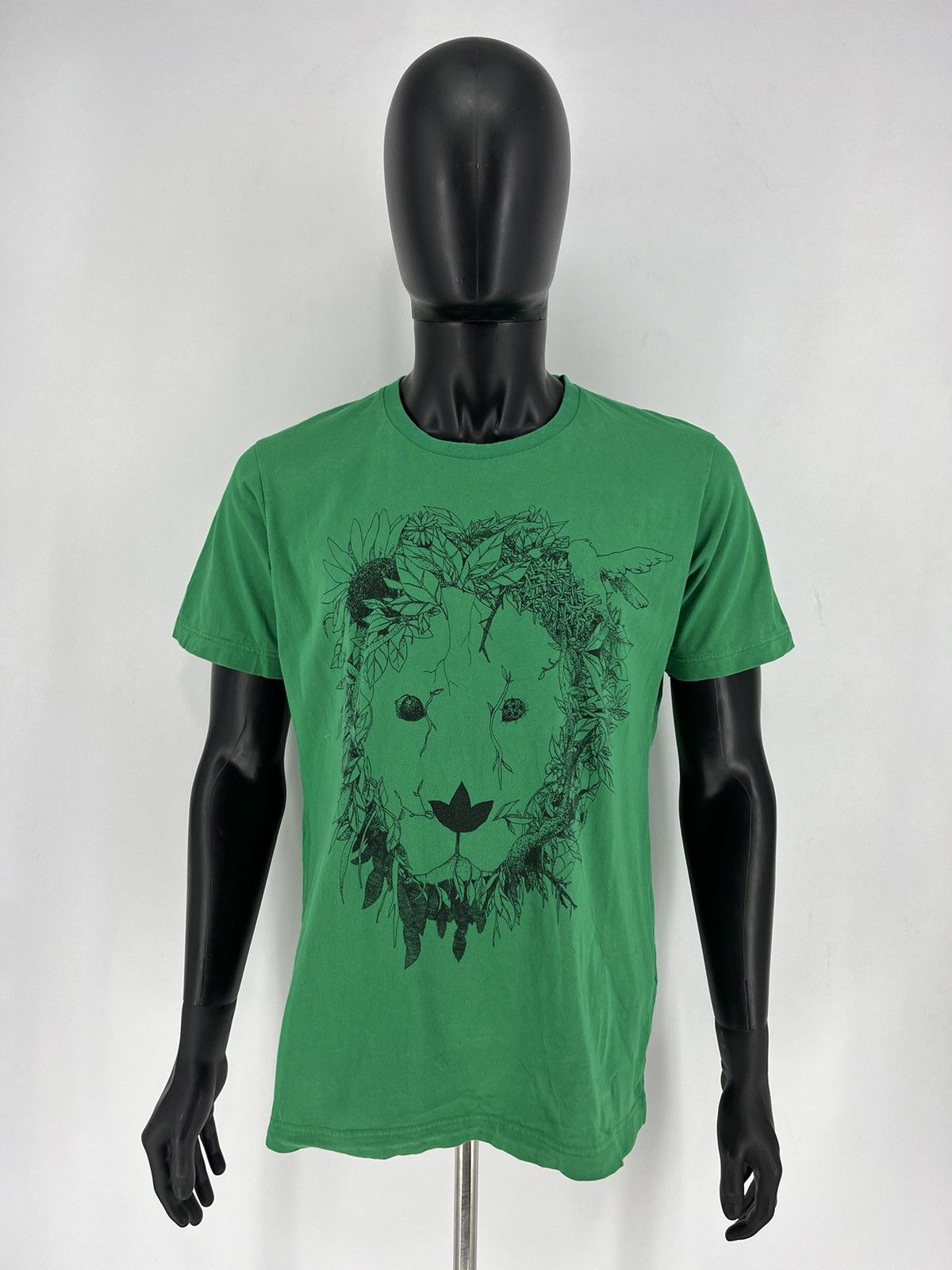 Uniqlo Vintage Mens Uniqlo x Lion Floral Hawai Tee🔥 Streetwear Sty Size US M / EU 48-50 / 2 - 2 Thumbnail